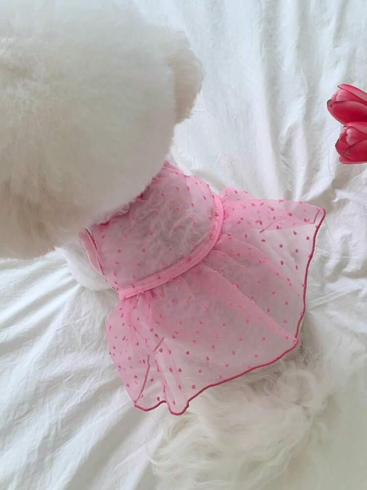 Breathable Mesh Skirt for Small Dogs and Cats – Lightweight Pet Tutu for Pomeranian, Bichon, Teddy, Yorkie, Schnauzer, and More