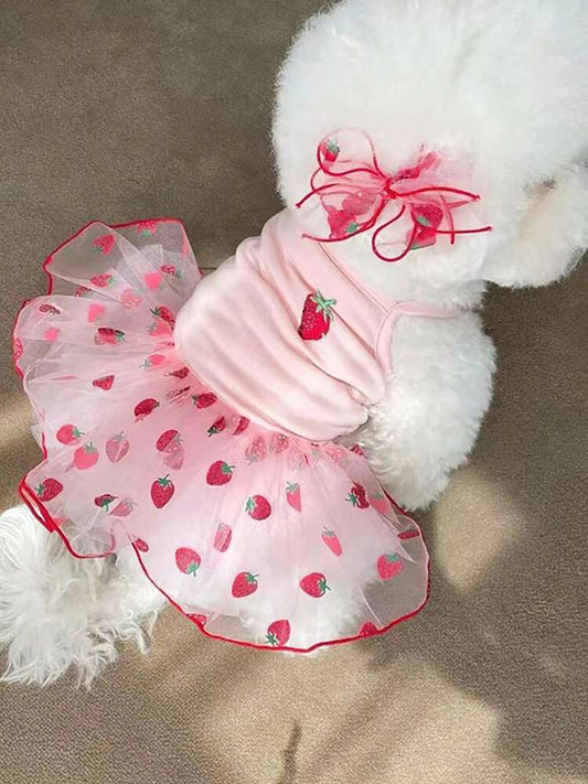 Breathable Mesh Skirt for Small Dogs and Cats – Lightweight Pet Tutu for Pomeranian, Bichon, Teddy, Yorkie, Schnauzer, and More
