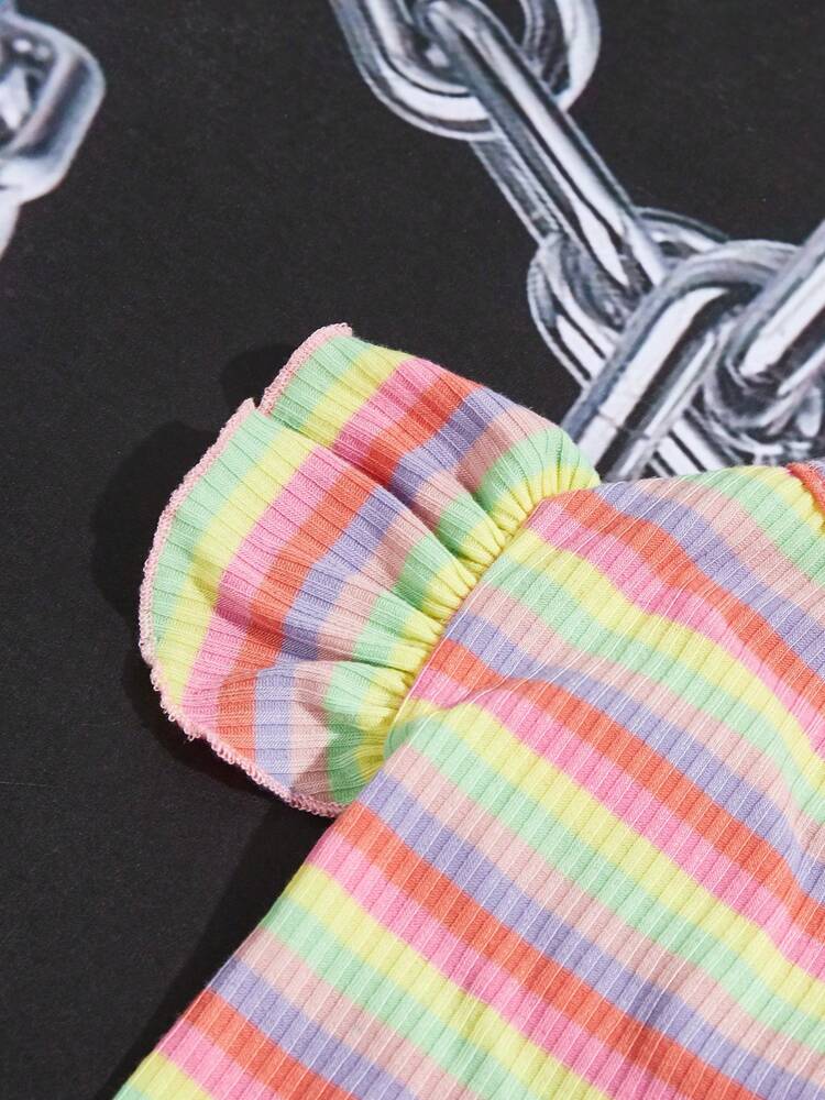Striped Pet T-Shirt for Small Dogs and Cats – Lightweight Casual Tee for Spring and Summer Wear