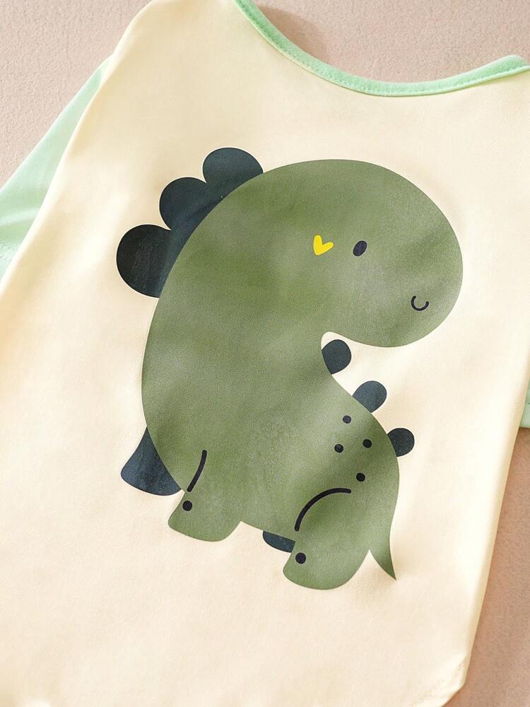 1PC Green Dinosaur Print Pet Tank Top – Cute Lightweight Summer Shirt for Small Dogs and Cats