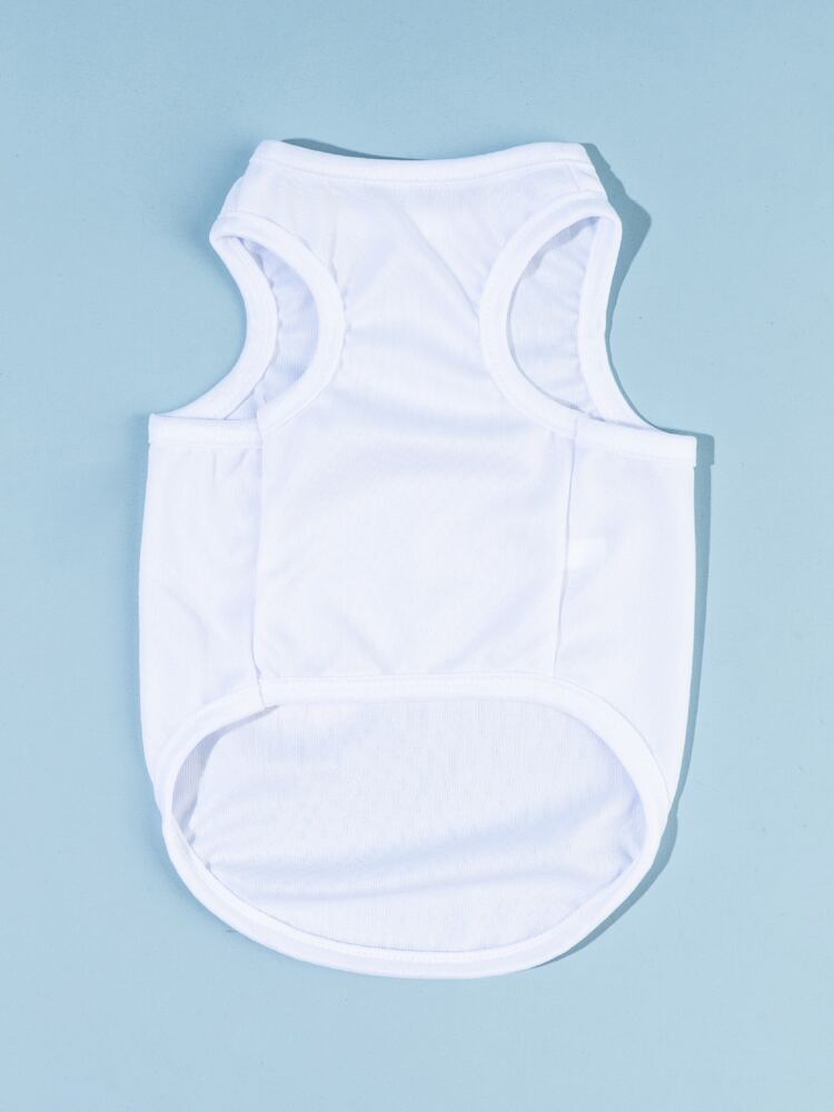 Valentine's Day Pet Tank Top – Heart and Slogan Graphic Sleeveless Shirt for Small Dogs and Cats