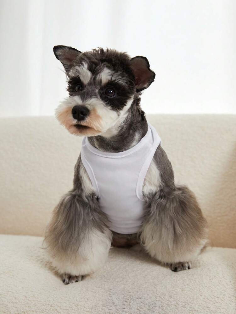 1PC Cartoon Panda Print Pet Tank Top – Lightweight Summer Shirt for Small Dogs and Cats