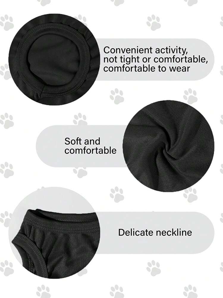 1PC “Just A Girl” Slogan Pet Tank Top – Cute Contrast Color Vest, Breathable, Anti-Flea for Dogs & Cats